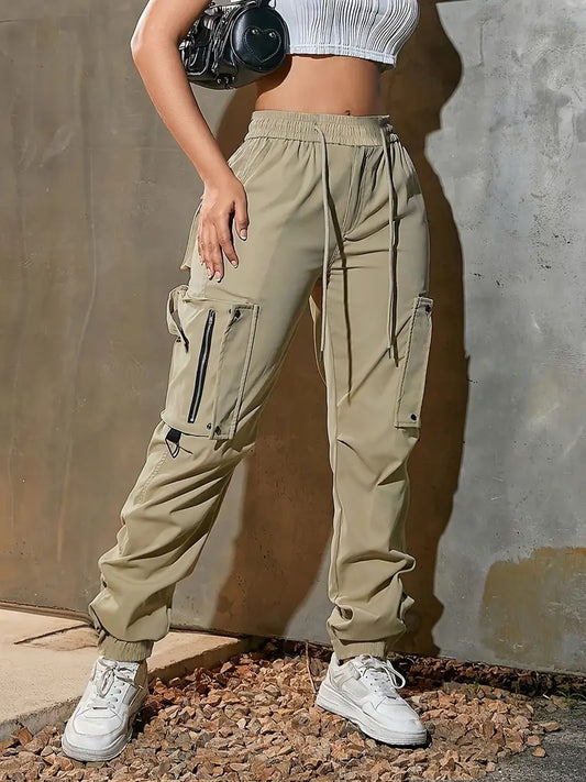 All-Day High-Waist Cargo Joggers