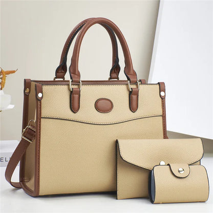 Classic Women's Tote Bag Set