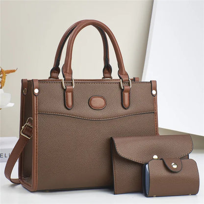 Classic Women's Tote Bag Set