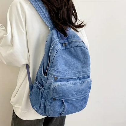 Classic Denim Backpack