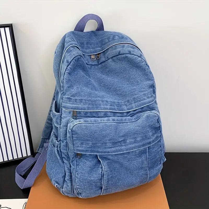 Classic Denim Backpack