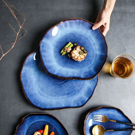 Japanese Irregular Ceramic Plates