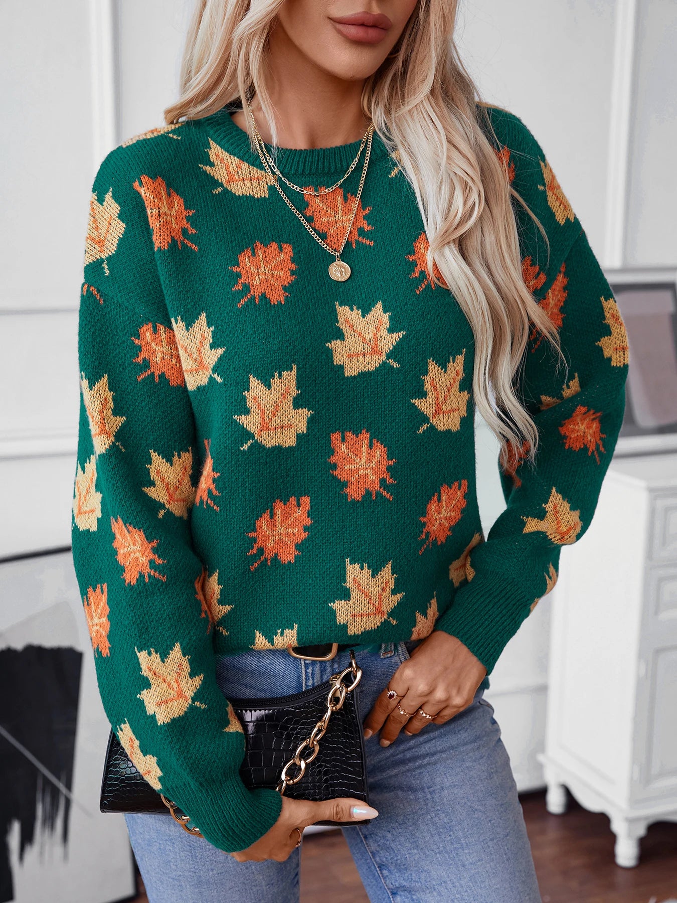 Maple Leaf Cozy Sweater