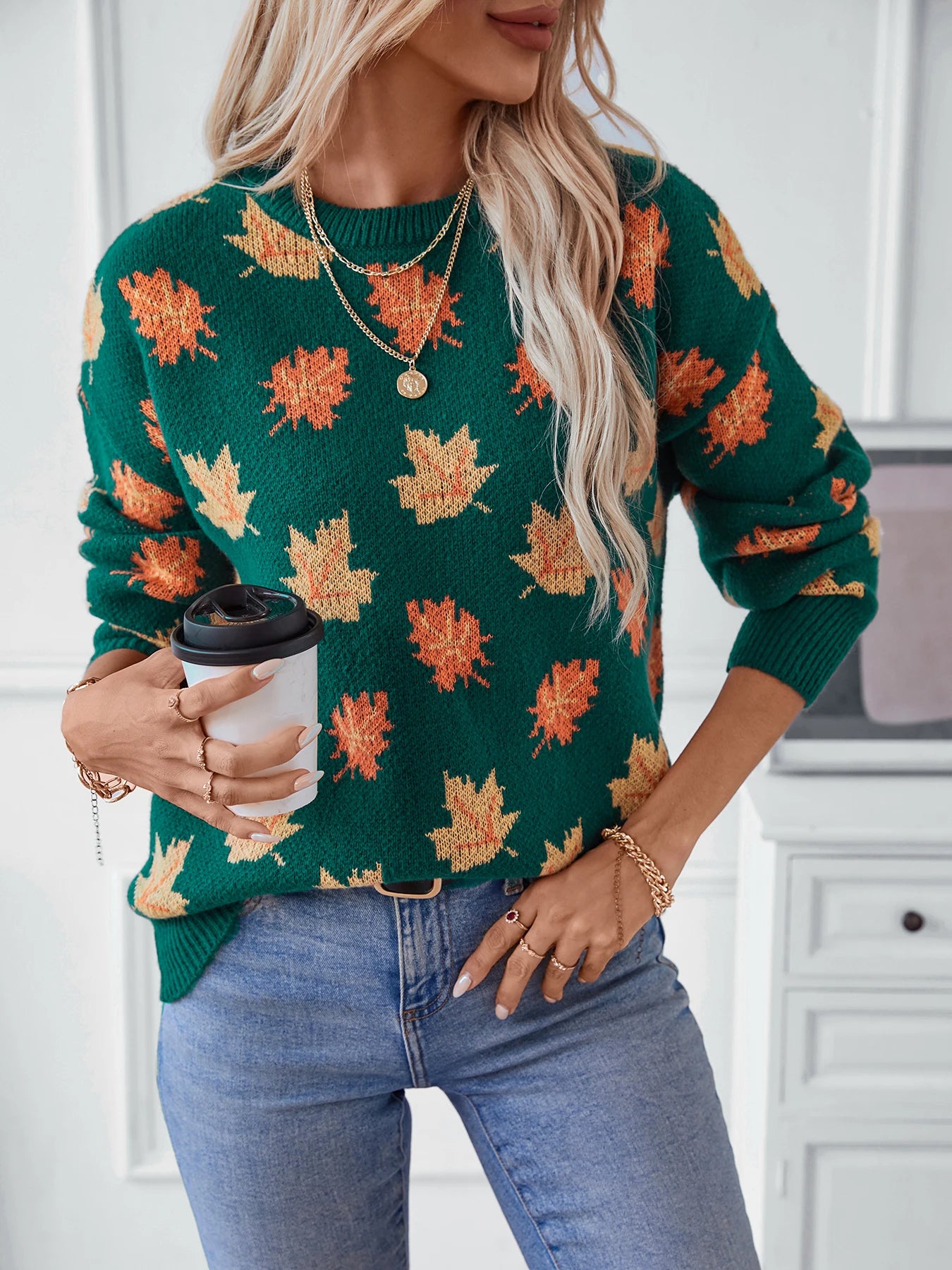 Maple Leaf Cozy Sweater