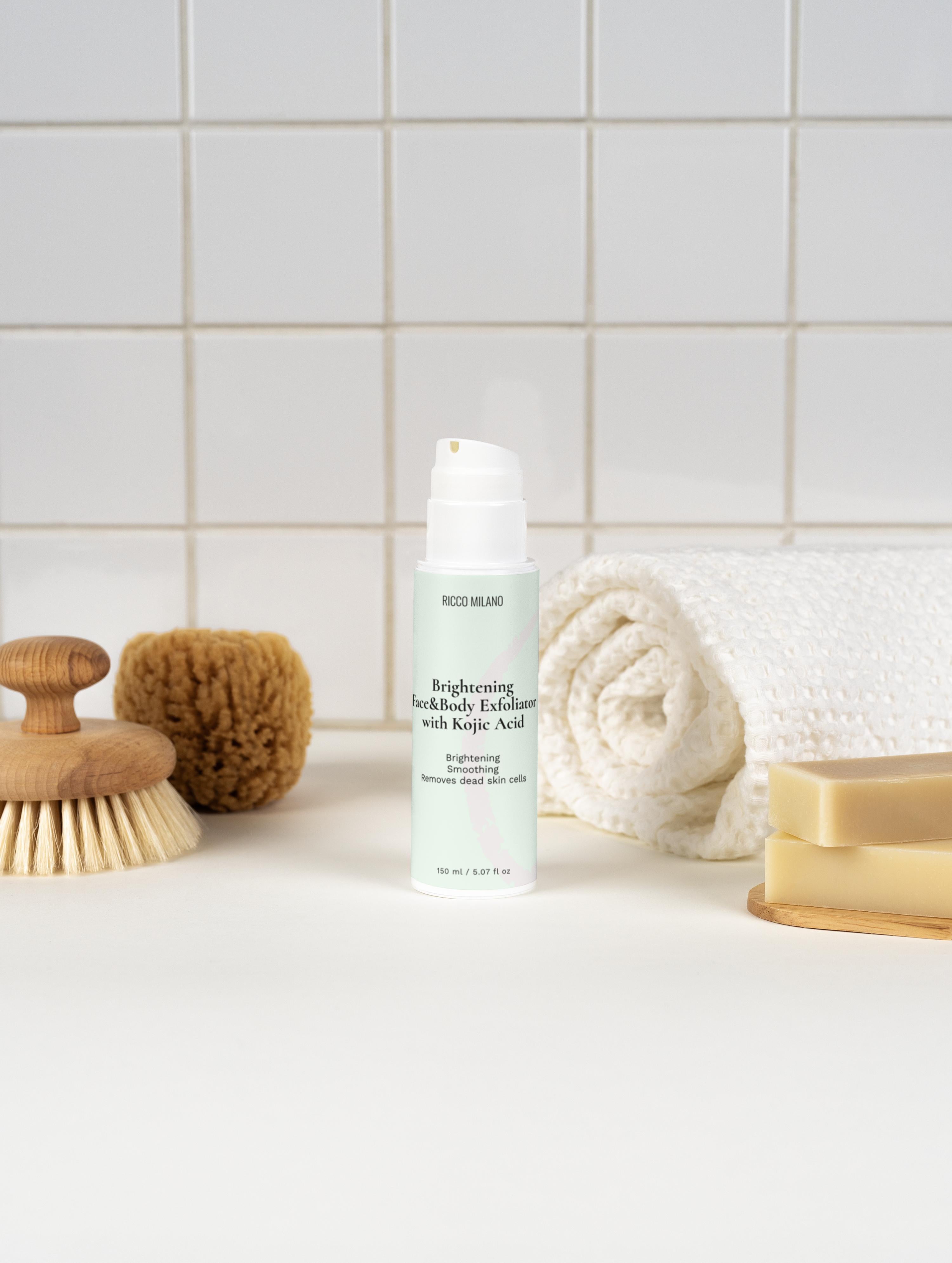 Brightening Face&Body Exfoliator with Kojic Acid