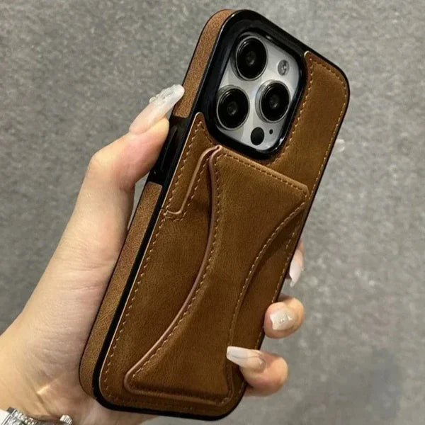 Leather Card Pocket iPhone Case