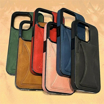 Leather Card Pocket iPhone Case