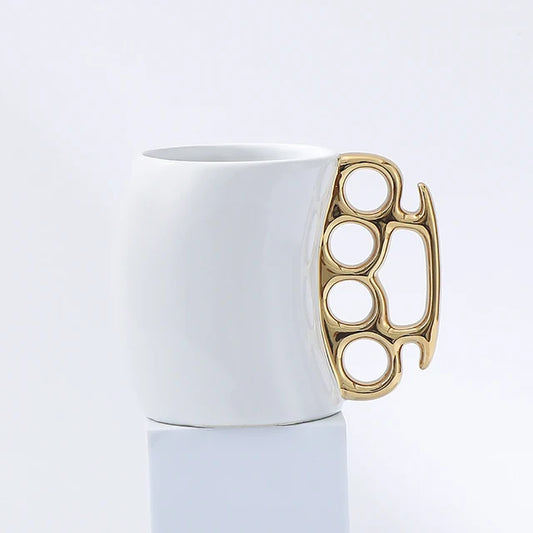 Metallic Knuckle Grip Mug