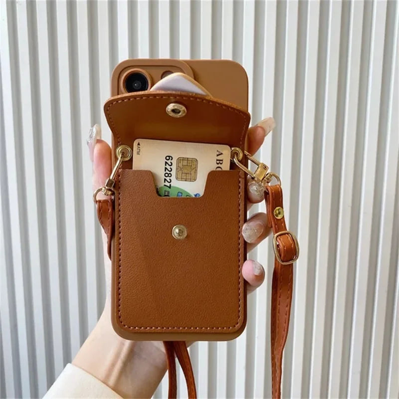 Love Wallet Crossbody iPhone Case