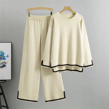 Modern Soft Knit Ensemble Loungewear