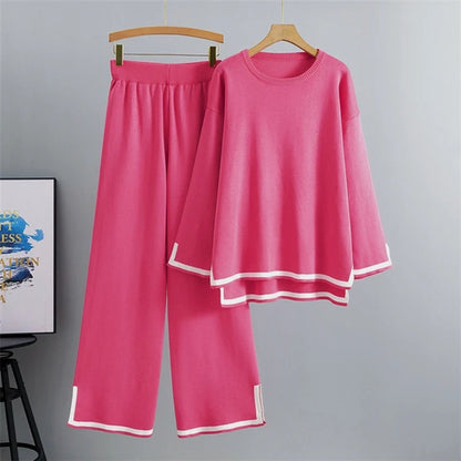 Modern Soft Knit Ensemble Loungewear