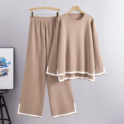 Modern Soft Knit Ensemble Loungewear