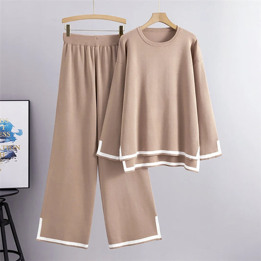 Modern Soft Knit Ensemble Loungewear