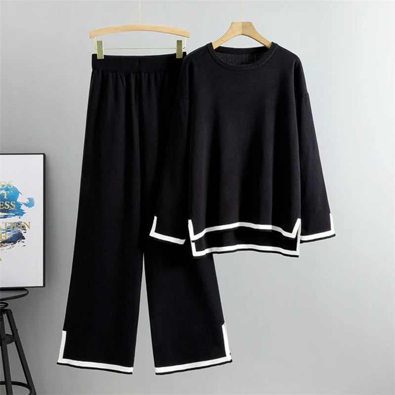 Modern Soft Knit Ensemble Loungewear