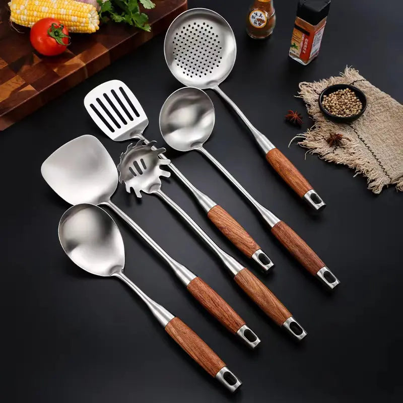 Luxury Stainless Steel Cooking Kitchen Utensil Set