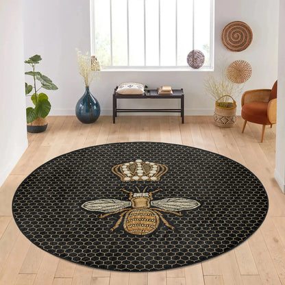 Queen Bee Round Rug