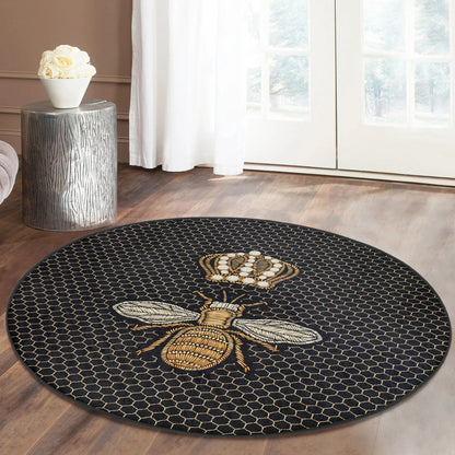 Queen Bee Round Rug