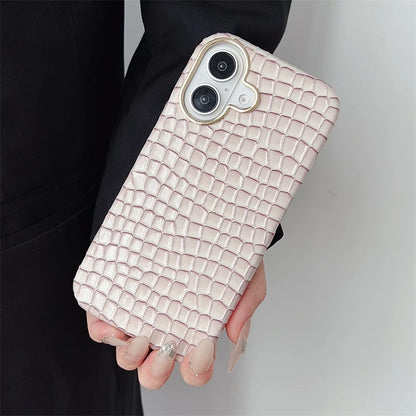 Luxury Crocodile Leather Texture iPhone Case