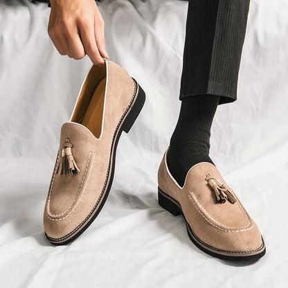 Italian Suede Leather Men's Loafers