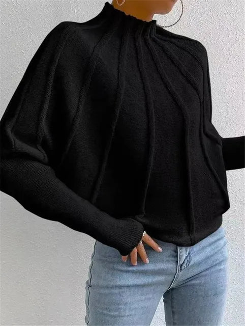 Elegant Mock Neck Sweater