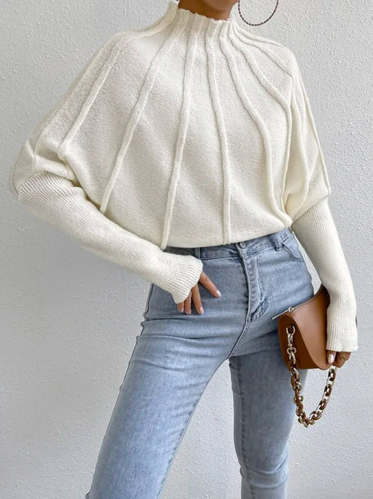 Elegant Mock Neck Sweater