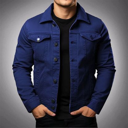 Mens Classic Denim Jacket by Ricco Milano