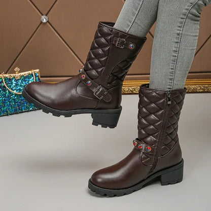 Urban Chic Zipper Boots