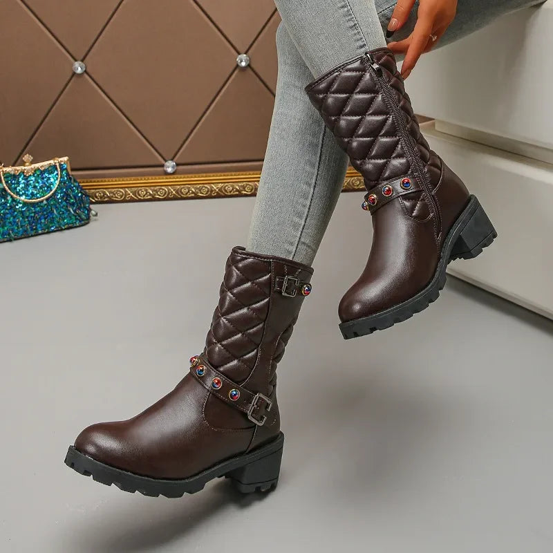 Urban Chic Zipper Boots