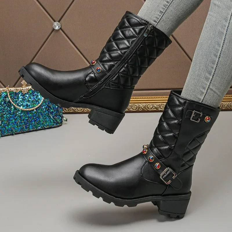 Urban Chic Zipper Boots