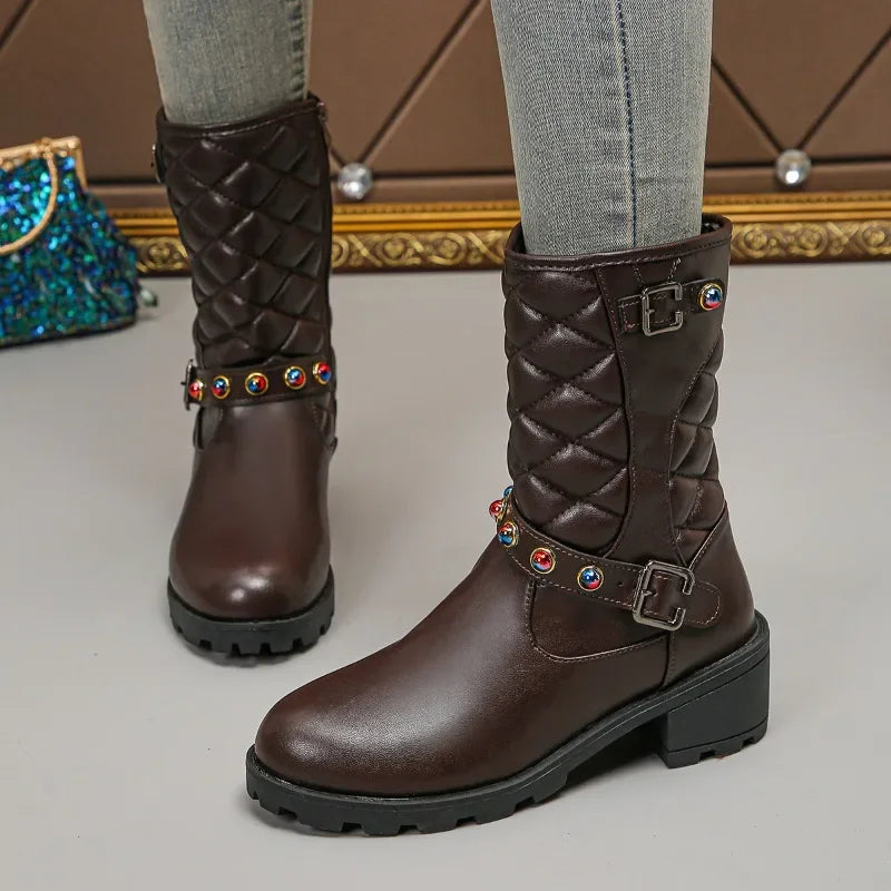 Urban Chic Zipper Boots