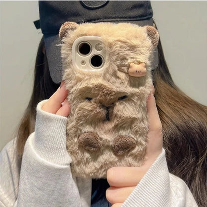 Warm Fluffy Bear iPhone Case