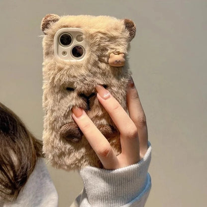 Warm Fluffy Bear iPhone Case