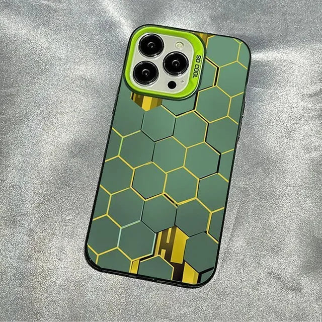 Cyberpunk Honeycomb iPhone Case