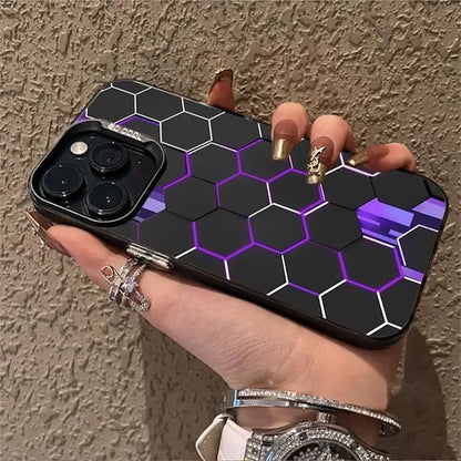 Cyberpunk Honeycomb iPhone Case