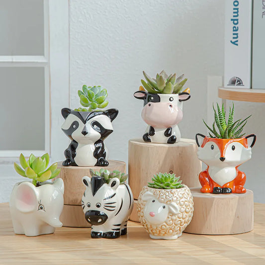 Adorable Mini Animal Planter Pots