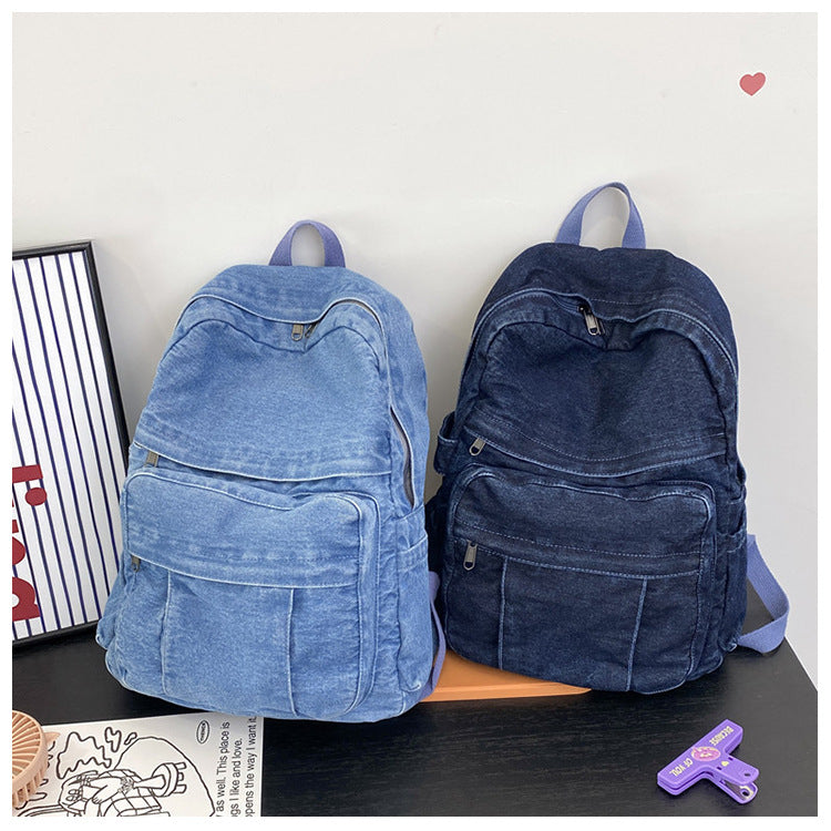 Classic Denim Backpack