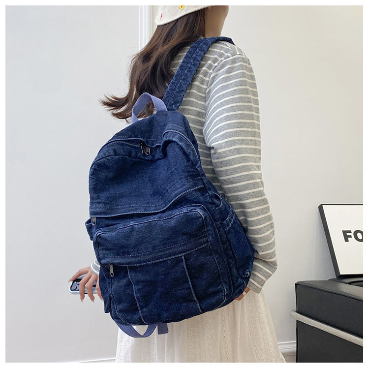 Classic Denim Backpack