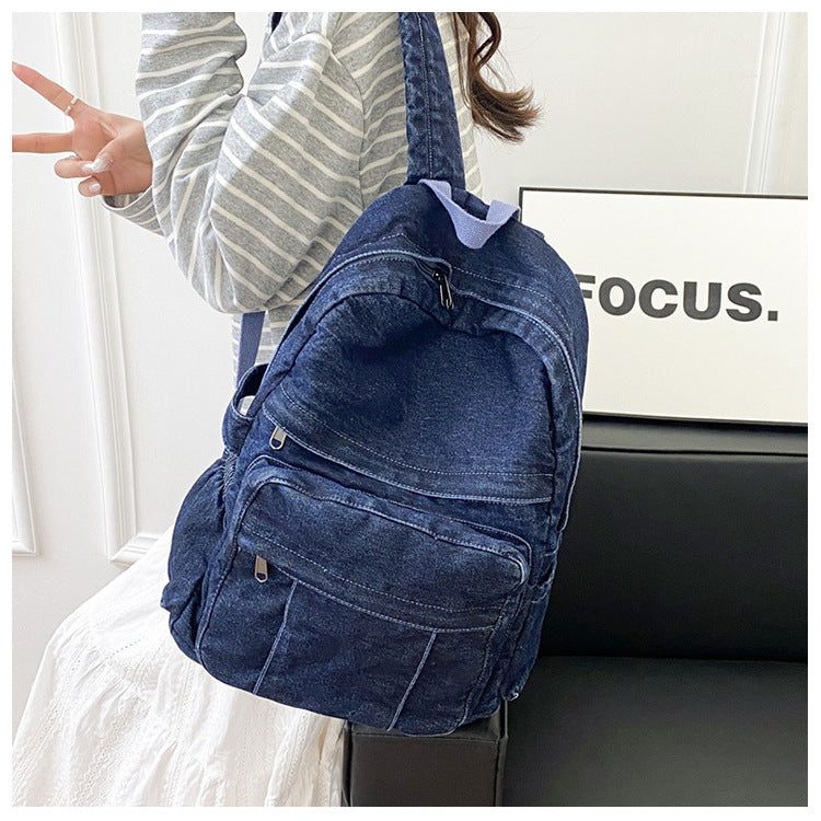 Classic Denim Backpack