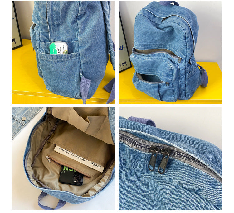 Classic Denim Backpack