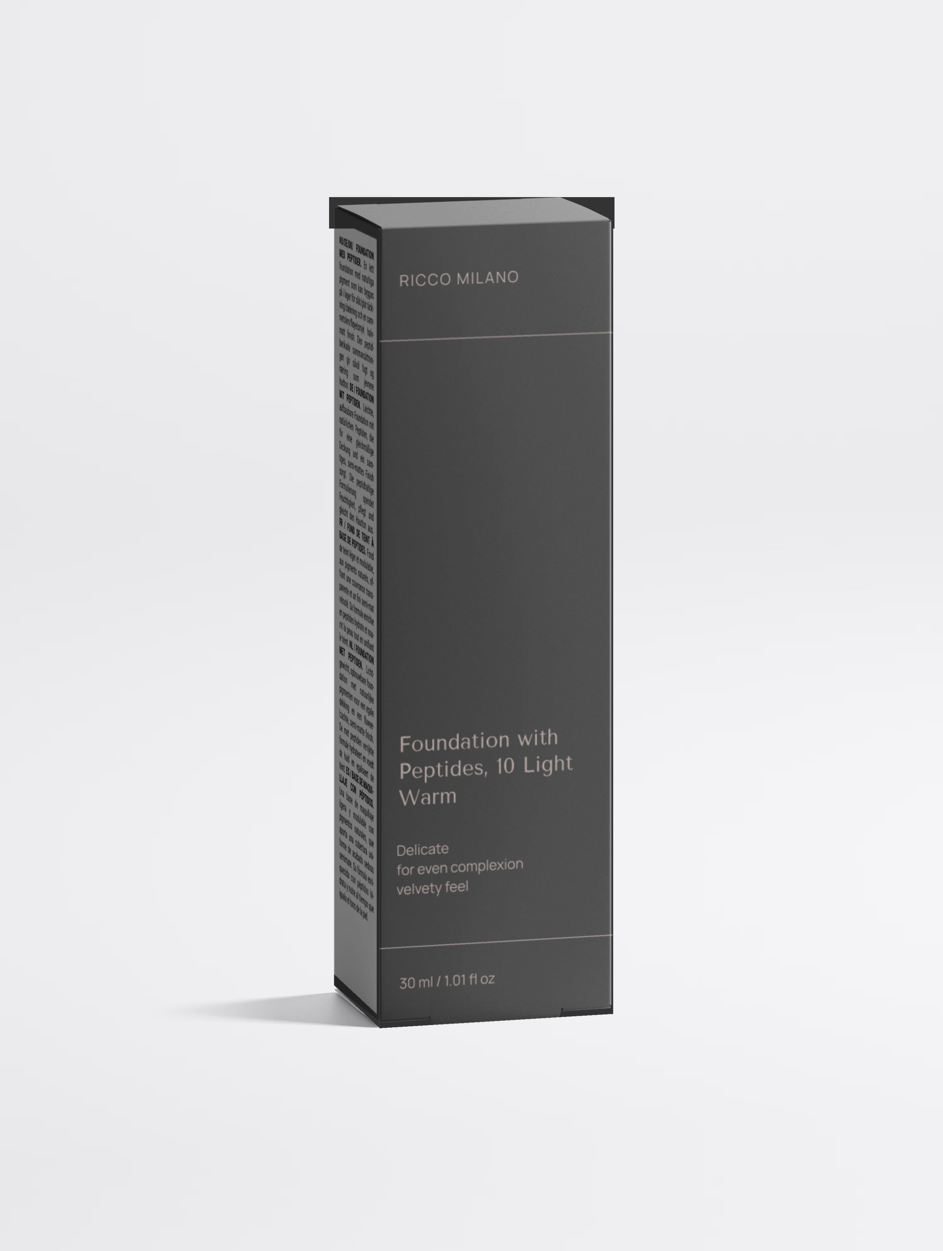 Foundation with Peptides, 10 Light Warm