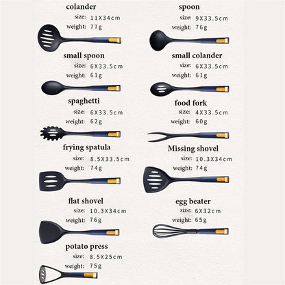 Elite 11-Piece Non-Stick Kitchen Utensil Set