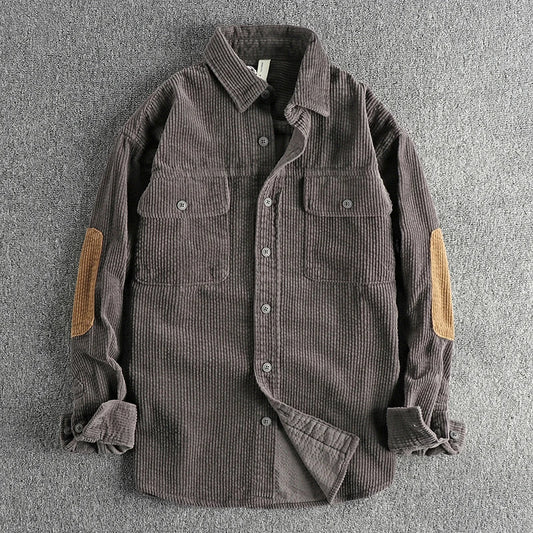 Long Sleeve Corduroy Overshirt