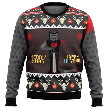 Minecraft Theme Ugly Christmas Sweater