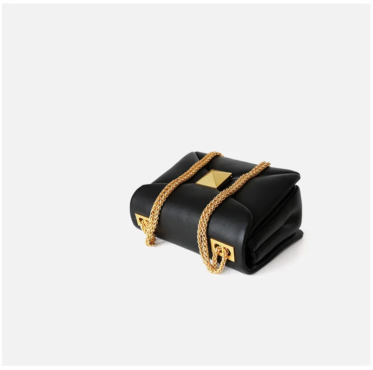 Ricco Milano Statement leren handtas