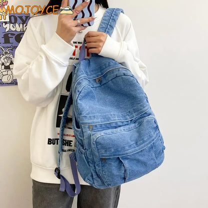 Classic Denim Backpack