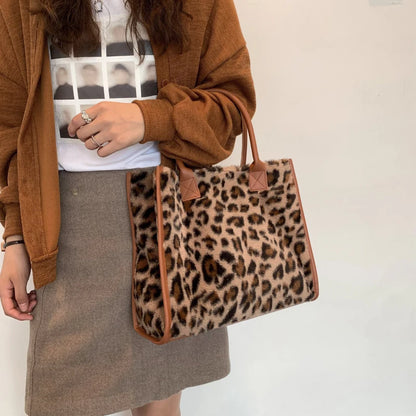 Designer Animal Print Tote Bag