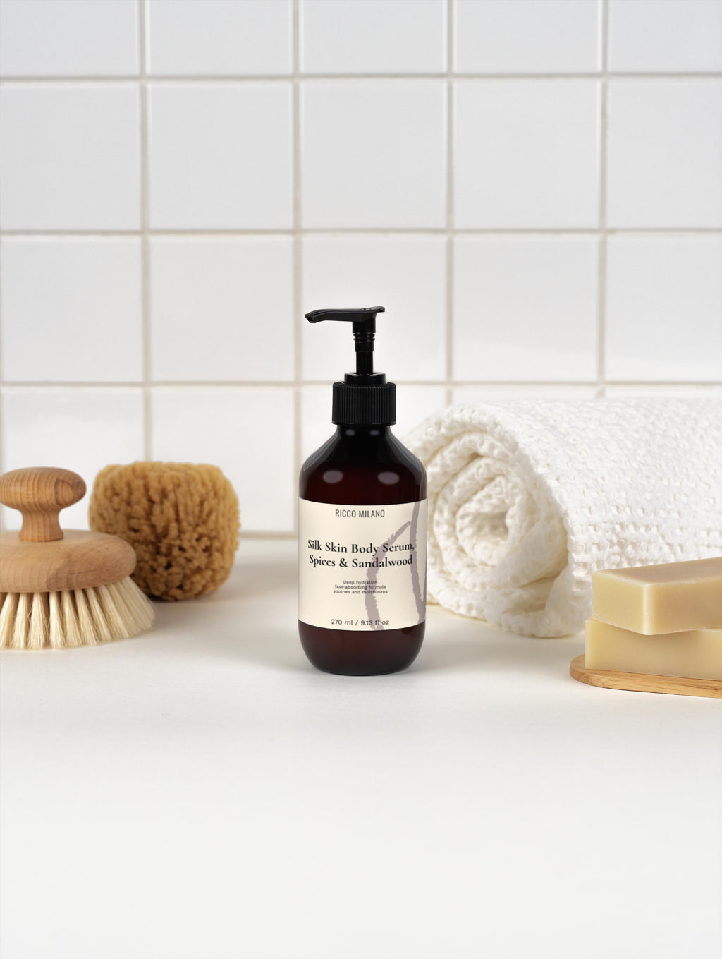 Silk Skin Body Serum, Spices & Sandalwood