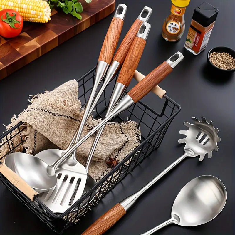 Luxury Stainless Steel Cooking Kitchen Utensil Set