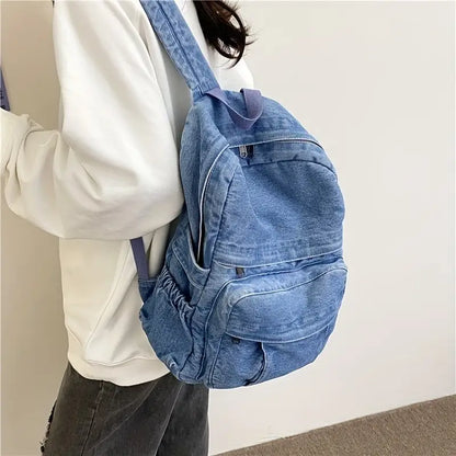 Classic Denim Backpack