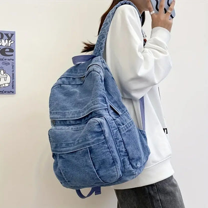 Classic Denim Backpack